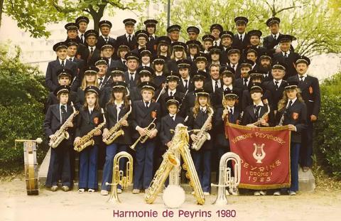 Harmonie Peyrinoise en 1980