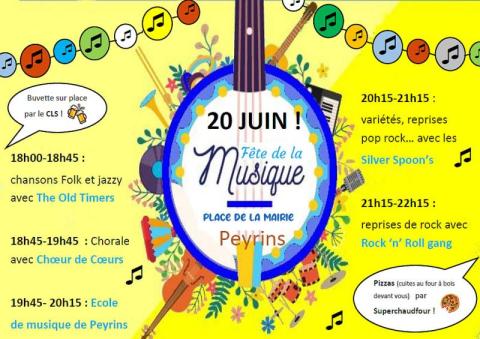 Fête de la musique de peyrins 2024